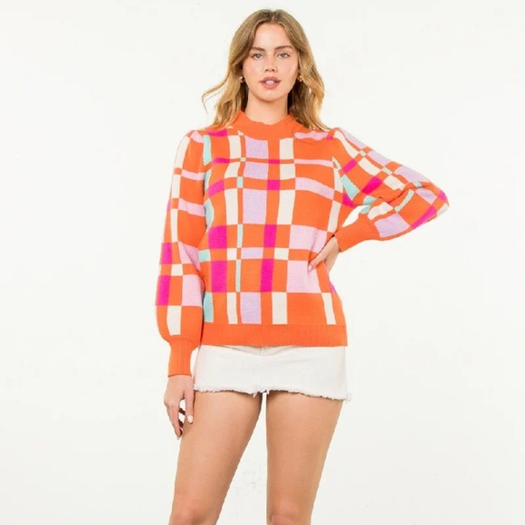 THML Sweaters - THML Rylee sweater in orange